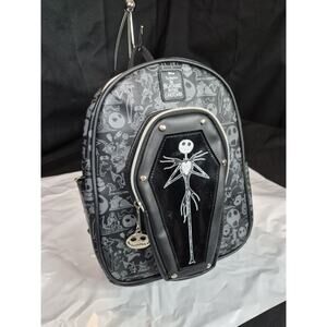 2024 Disney Nightmare Before Christmas Coffin Jack 10.5" Mini Backpack